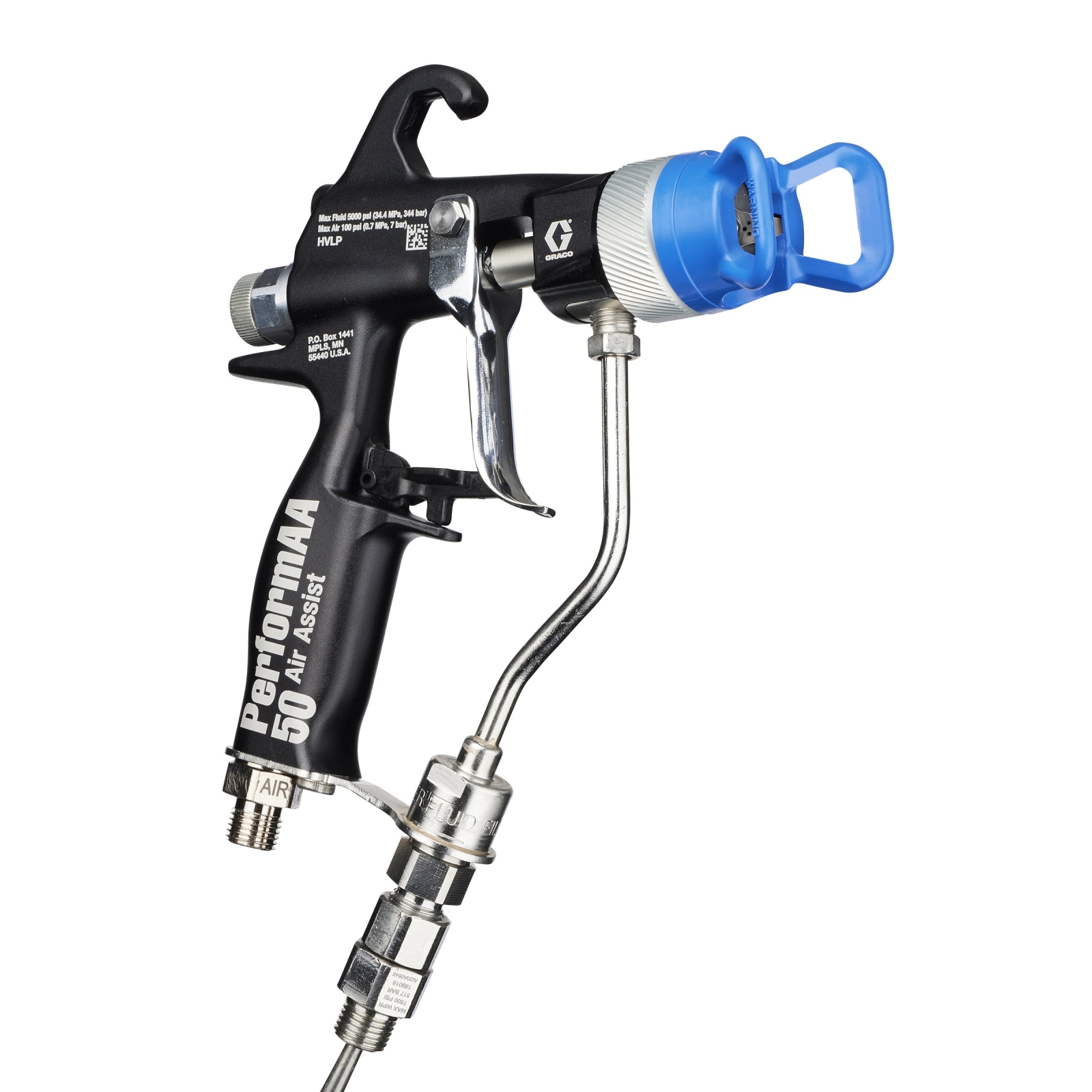 PerformAA 5000 Air Assist Gun with Wood Lacquer air cap and